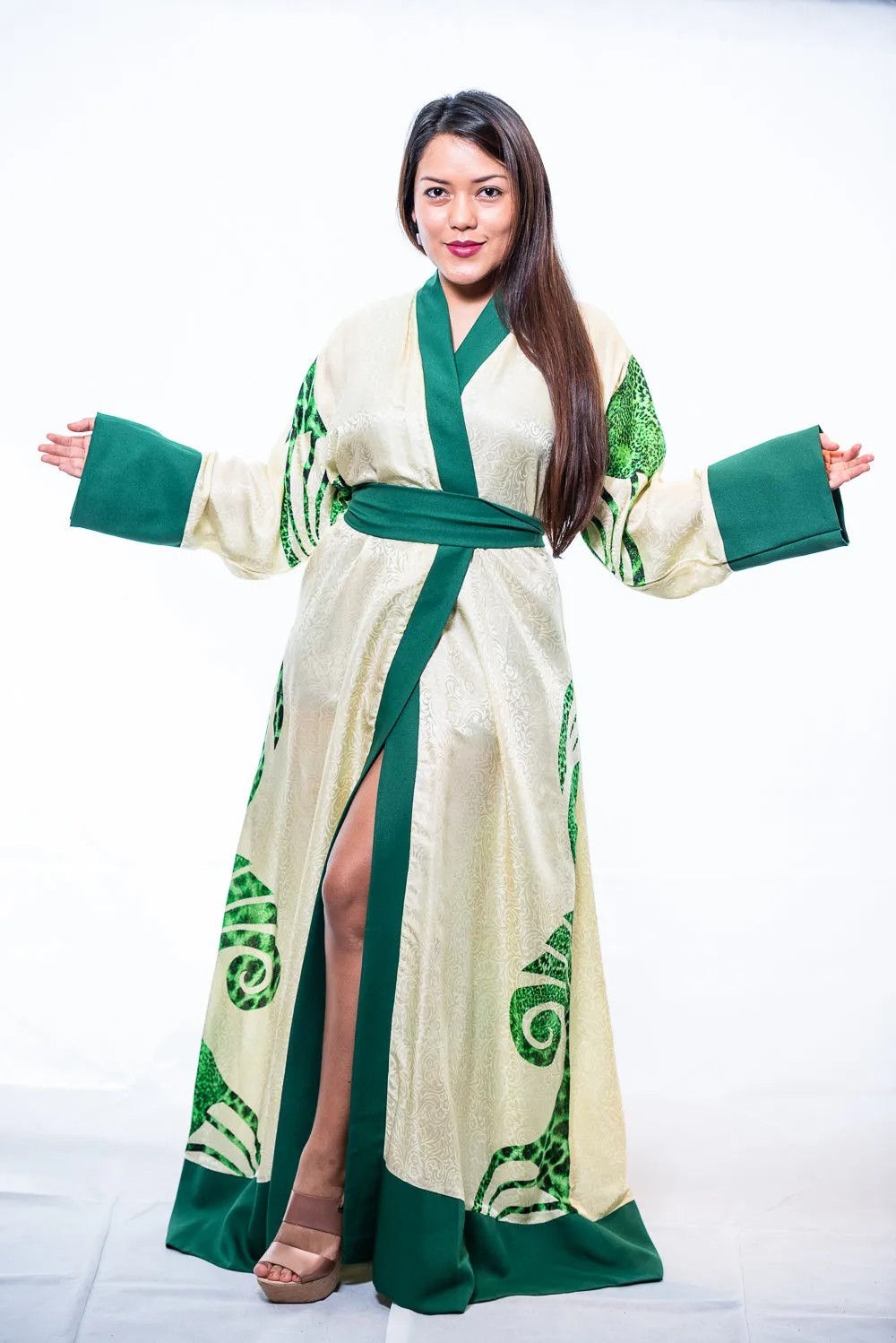Silk Maddie Kimono Robe