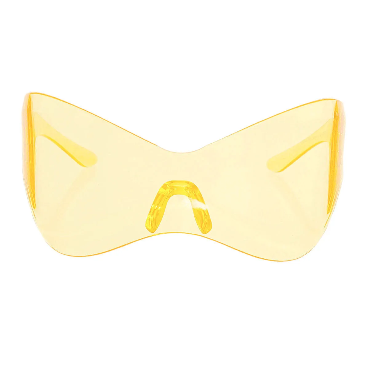 Sunglasses Mask Wrap Yellow Eyewear for Women