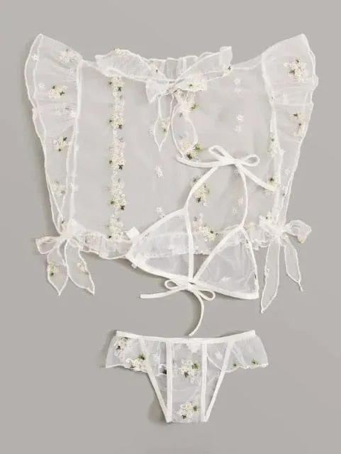 Sweety Off Shoulder Lingerie Set