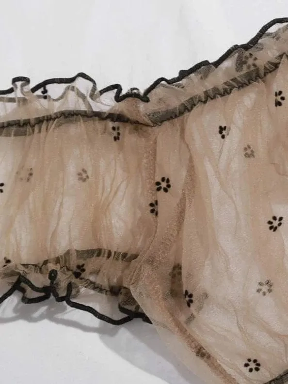 Sweety Off Shoulder Lingerie Set