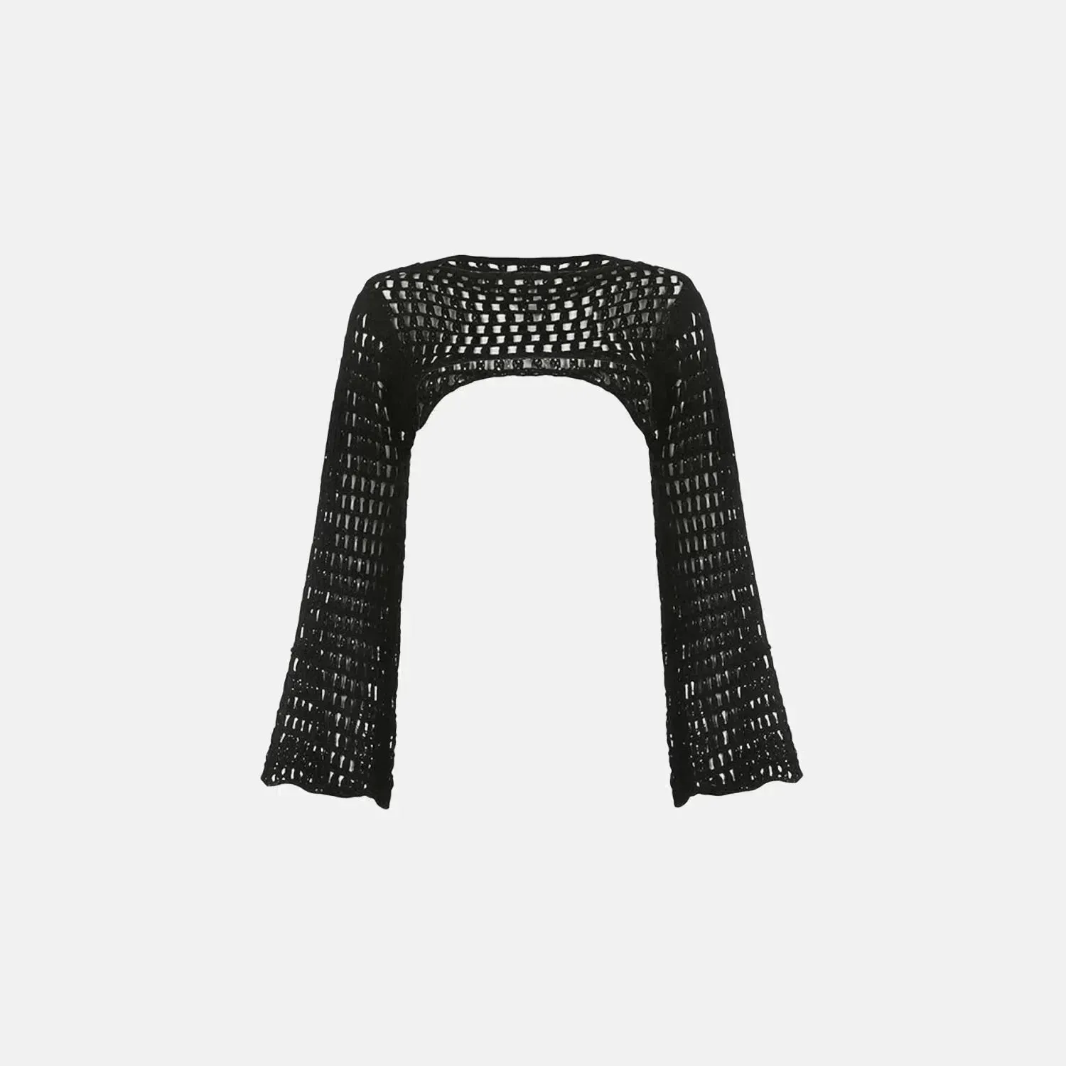 Sylvette – Ethnic-inspired crochet – Bell sleeve top