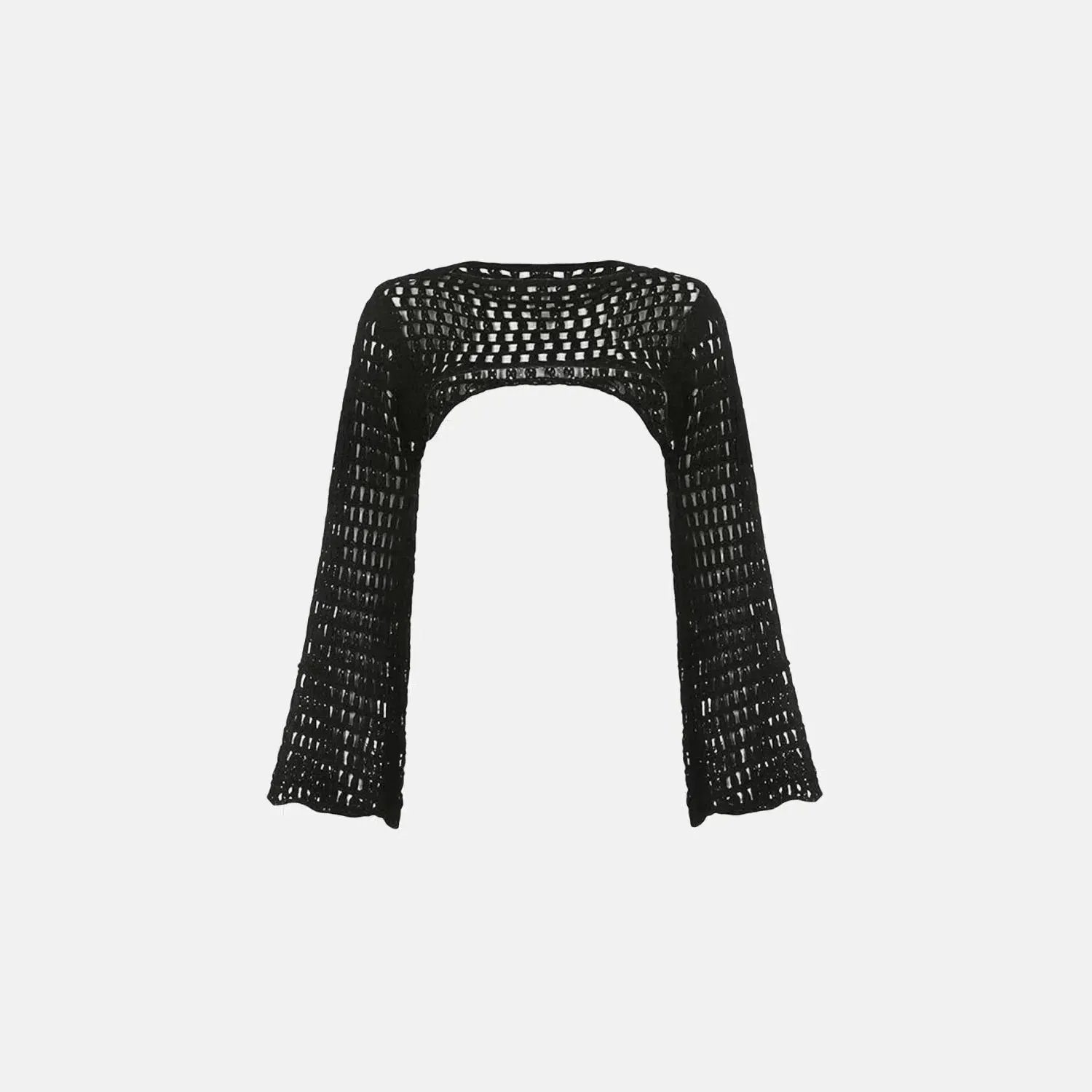 Sylvette – Ethnic-inspired crochet – Bell sleeve top