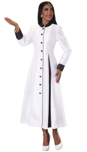Tally Taylor Robe 4544-White/Black