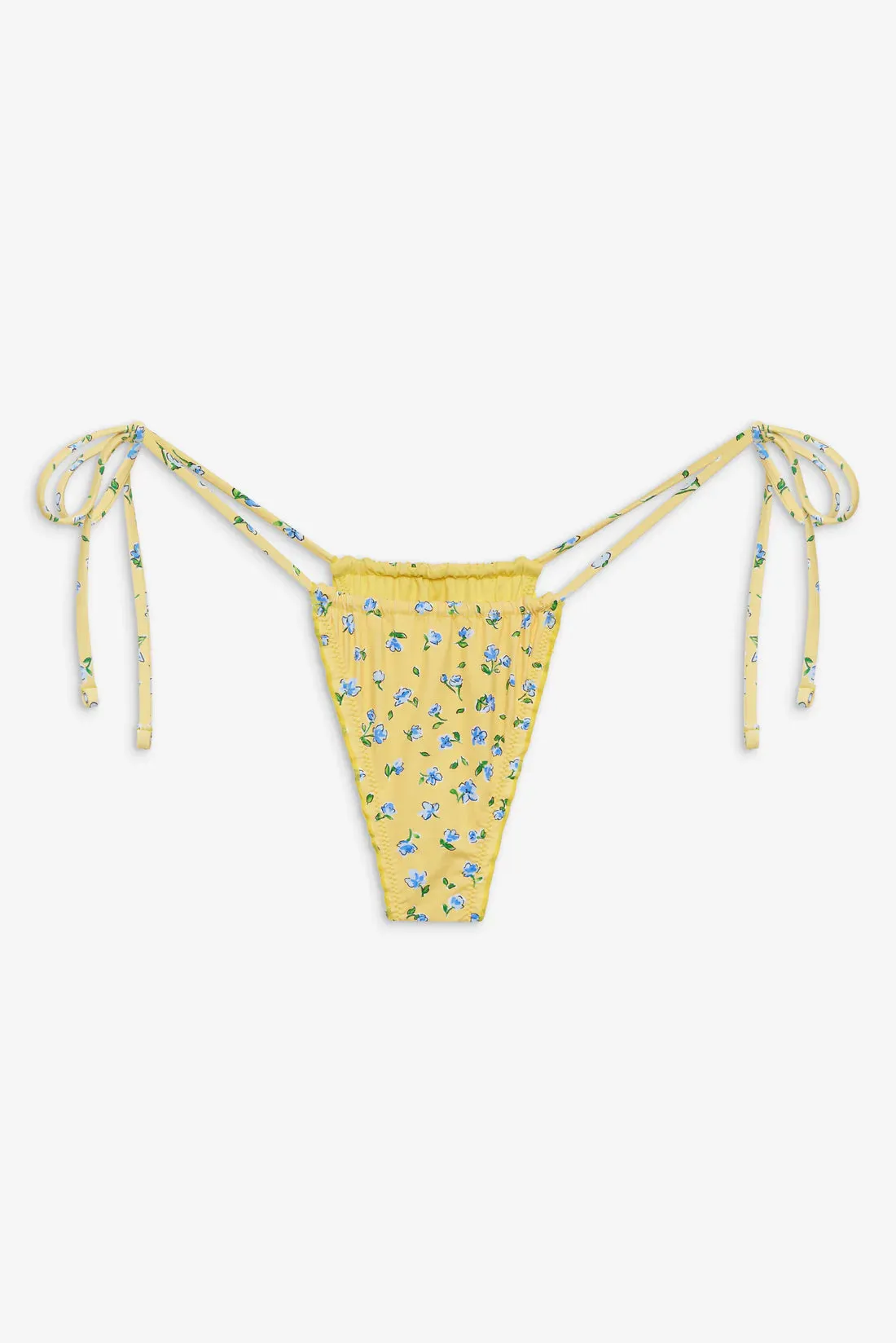 Tidal Floral Micro Bikini Bottom