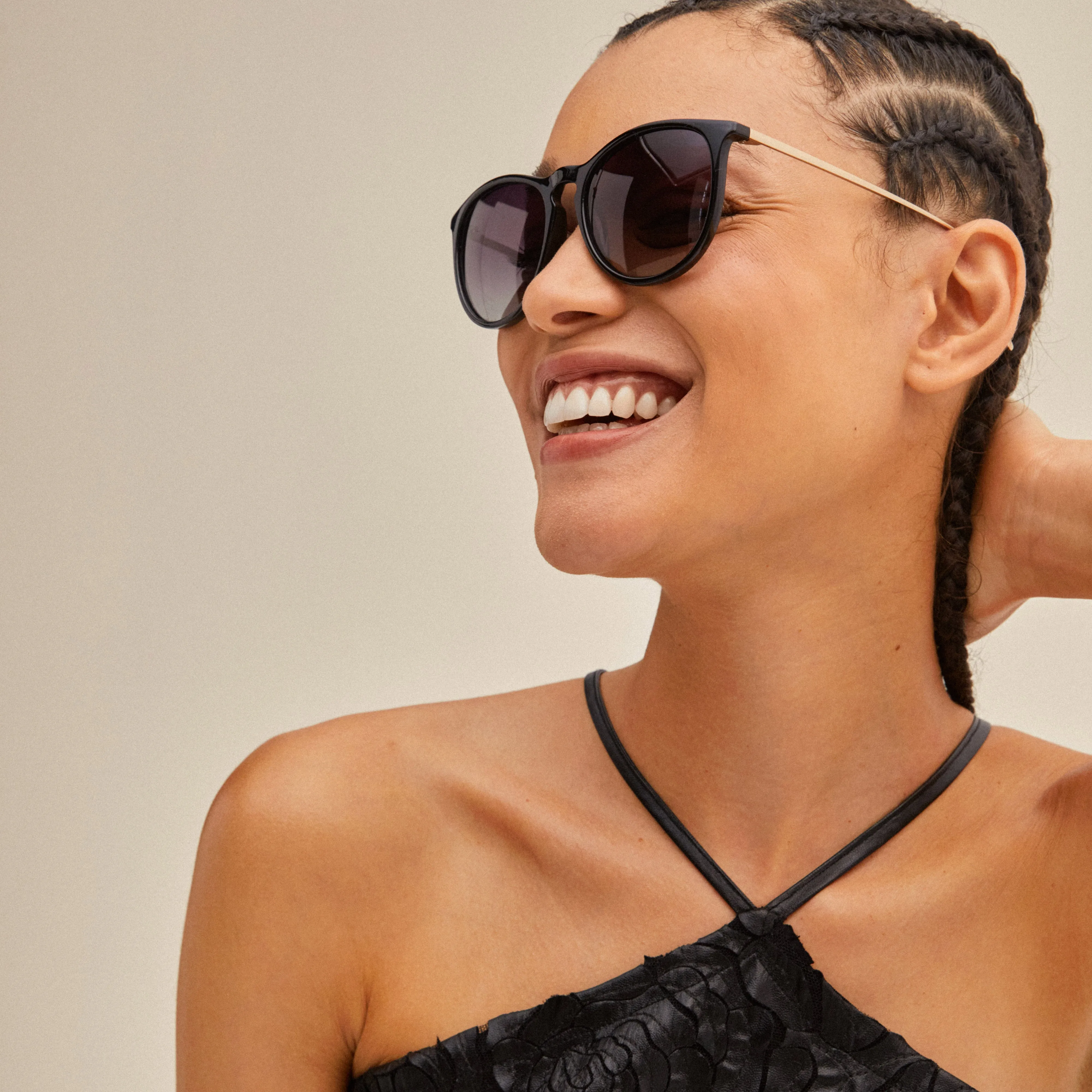 VANILLE sunglasses black/gold