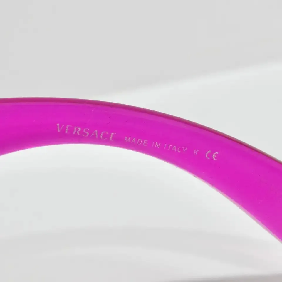 Versace Biggie Reissue Magenta Medusa Sunglasses