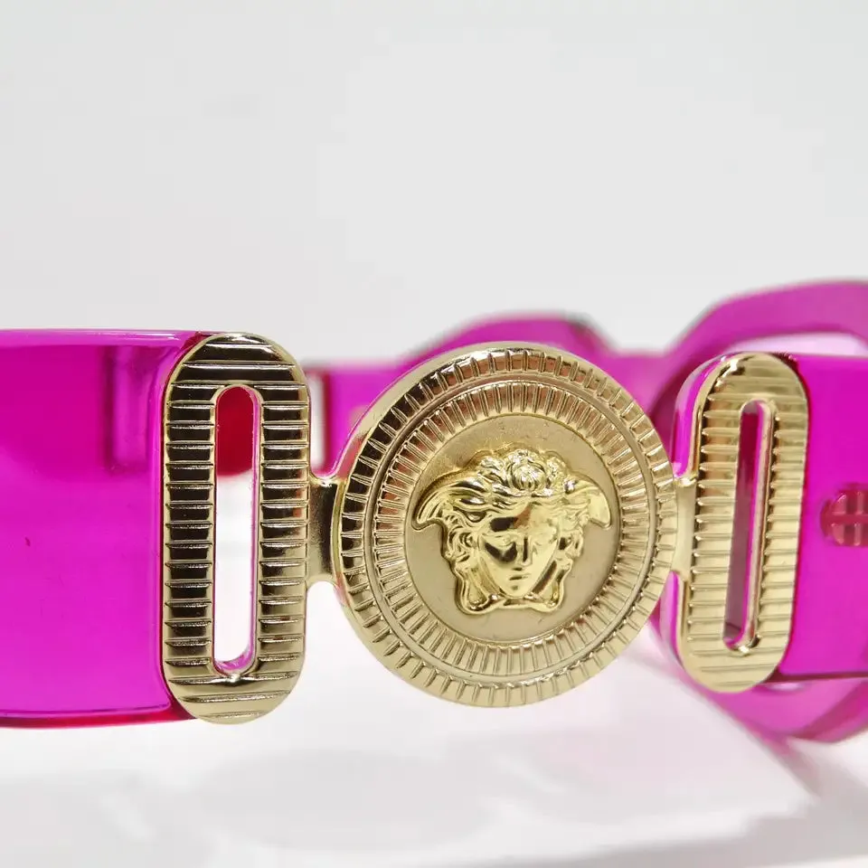 Versace Biggie Reissue Magenta Medusa Sunglasses