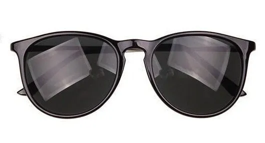 Vintage retro sunglasses women brand designer.Metal thin legs small round frame sun glasses