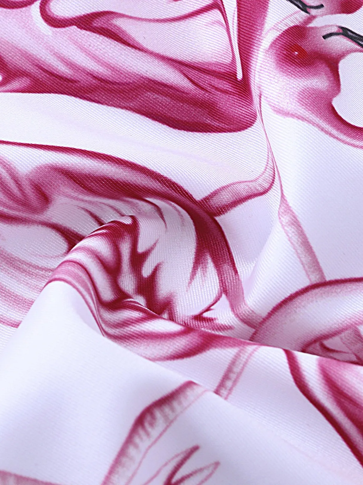Wholesale Round Neck Sleeveless Floral Print Cut Out Two Piece Bikinis