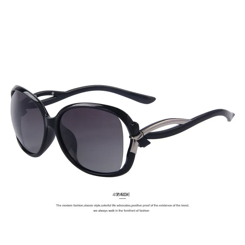 Women Brand Designer Polarized Sunglasses Fashion Bowknot Women Sunglasses Hollow out Lens High quality