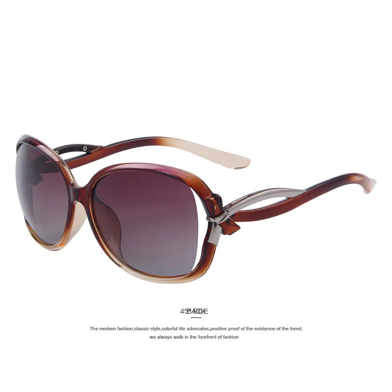Women Brand Designer Polarized Sunglasses Fashion Bowknot Women Sunglasses Hollow out Lens High quality