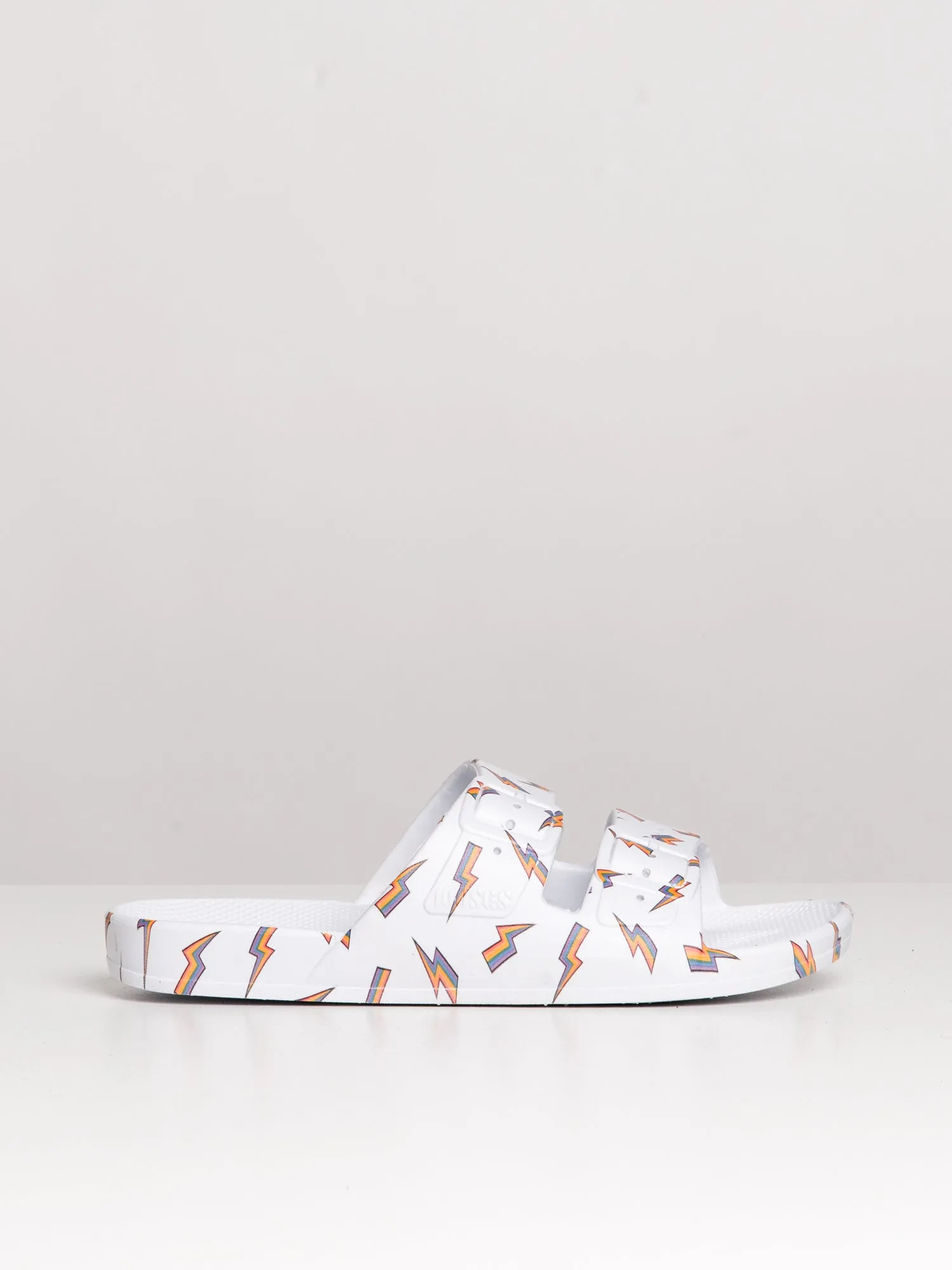 WOMENS FREEDOM MOSES FREEDOM BOLT WHITE SANDAL - CLEARANCE