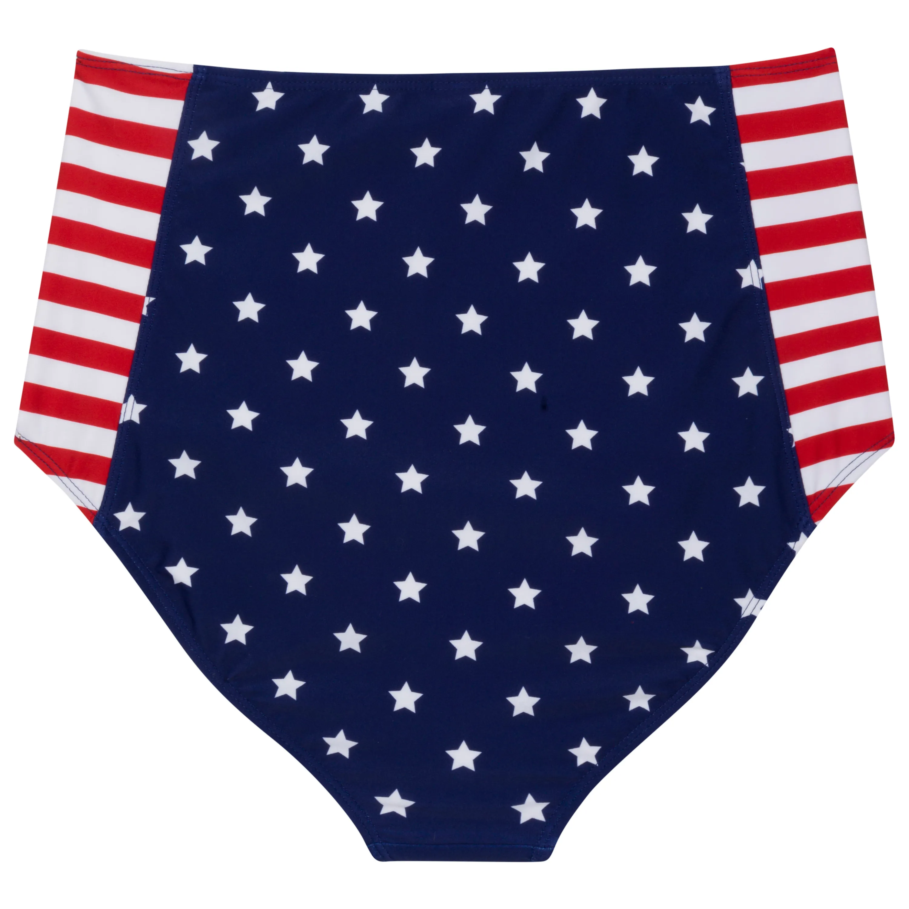 Women's High Waist Bikini Bottoms | "Americana"