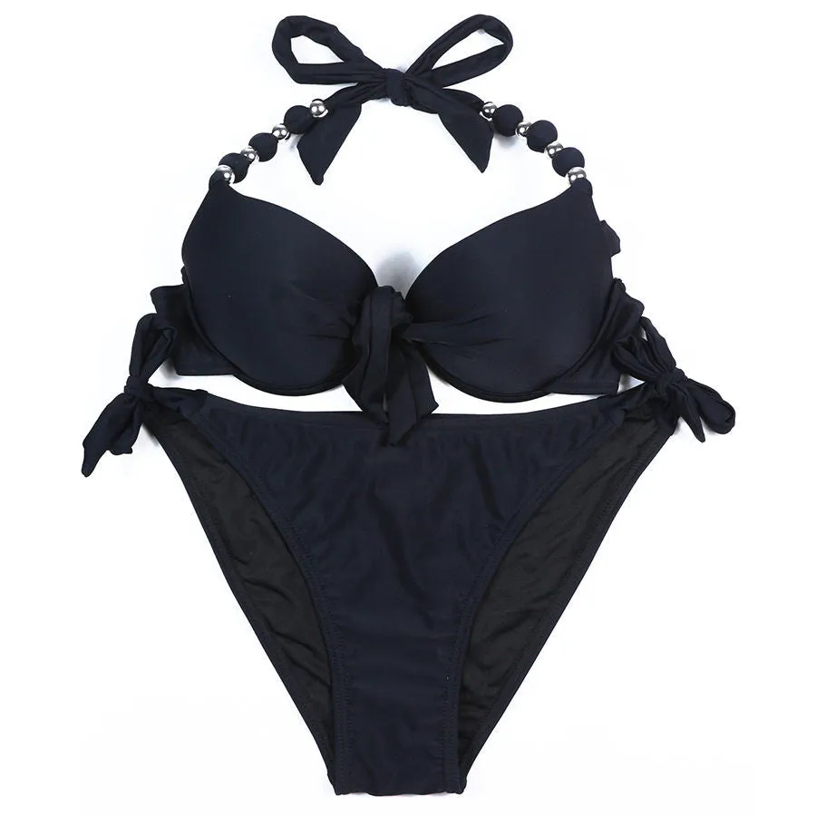 Women's Printed Push Up Beach Style Bikini