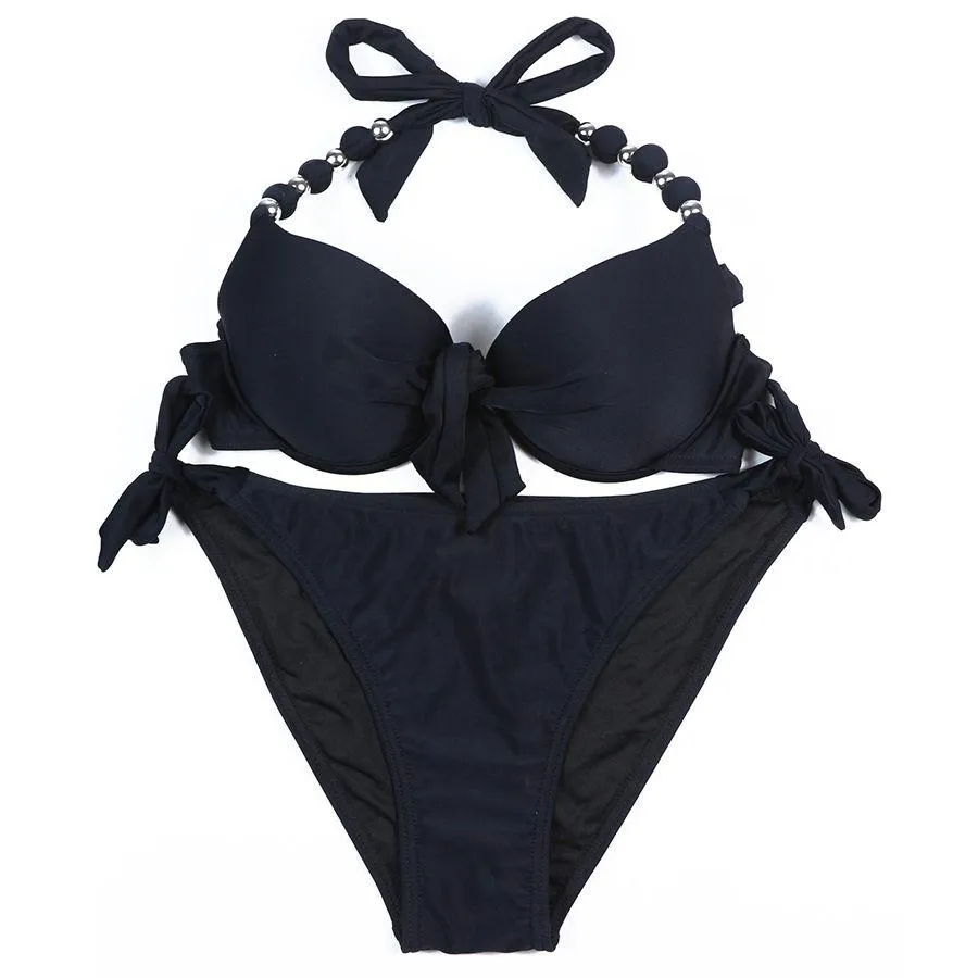 Women's Printed Push Up Beach Style Bikini
